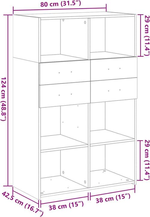 Image du produit vidaXL Highboard