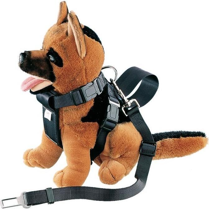 Nobby Geschirr incl. Sicherheitsgurt (M, Hund, Allgemein), Halsband + Leine