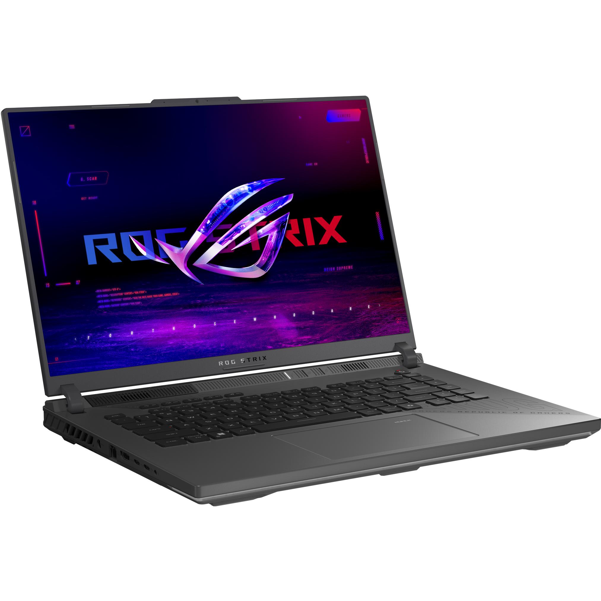 ASUS ROG Strix 16 G614PM-RV026 - 16" WUXGA IPS AMD Ryzen 9-8940HX - 1.000 GB - 16 GB (1000 GB, 16 GB