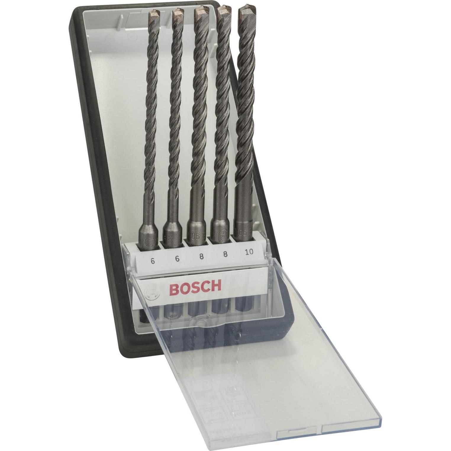 Bosch Professional Zubehör, Bohrereinsatz, Hammerbohrer-Set (6 mm, 8 mm, 10 mm)