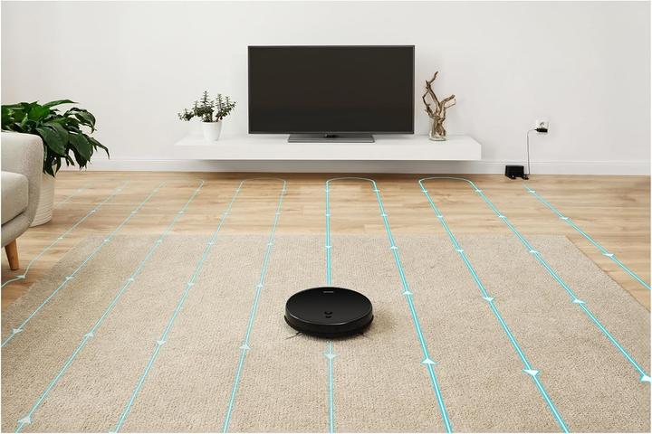 Produktbild Sencor SRV 6450BK schwarz / Roboterstaubsauger / Saugen Wischen / 26W / 60dB / 2600 mAh (3000 Pa, Wischtuch)