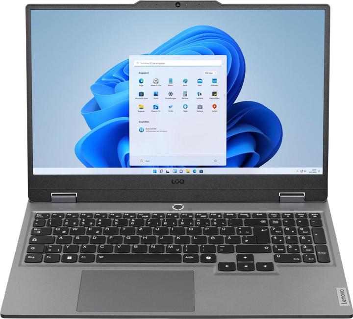 Actual product image Lenovo LOQ 15IAX9 (15.60", 512 GB, 12 GB, DE, Intel Core i5-12450HX)