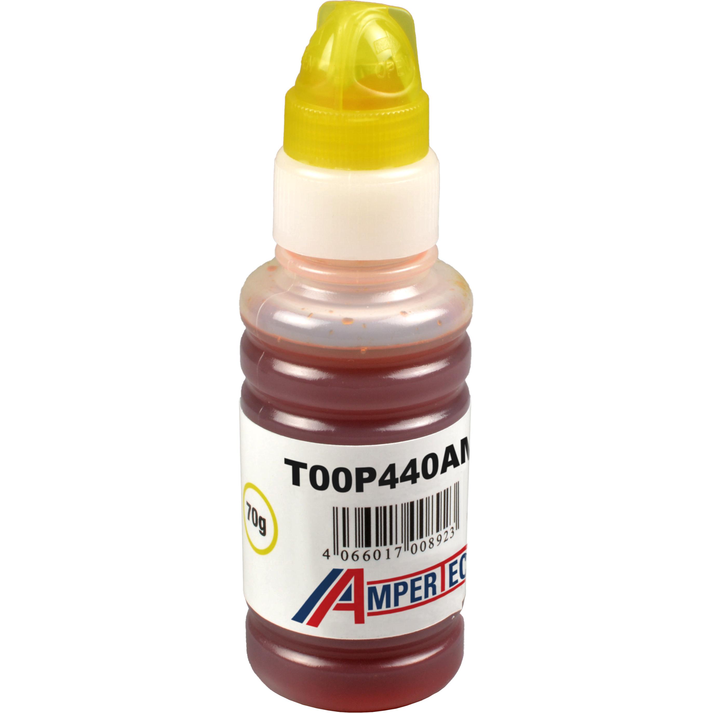 Ampertec, Druckerpatrone, Tinte ersetzt Epson C13T00P440 104 yellow (Y)