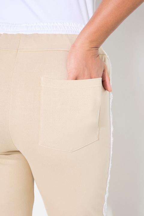 Produktbild Miamoda Jerseyhose, Straight Tapered, Farbdetails, Paillettenstreifen (46)