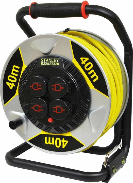Actual product image Stanley Verlängerungskabeltrommel 3x1, 16A IP44 (40 m, 3 mm²)