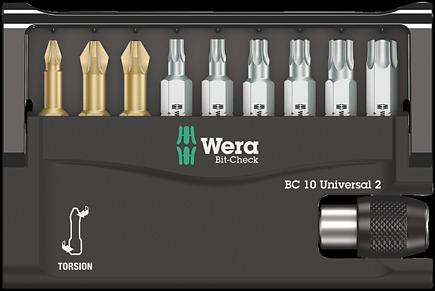 Produktbild Wera Bit-Check 10 Universal 2 (Kreuz Pozidriv PZ)