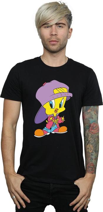 Immagine prodotto Looney Tunes Tweety Pie Hip Hop Maglietta Uomo (L)