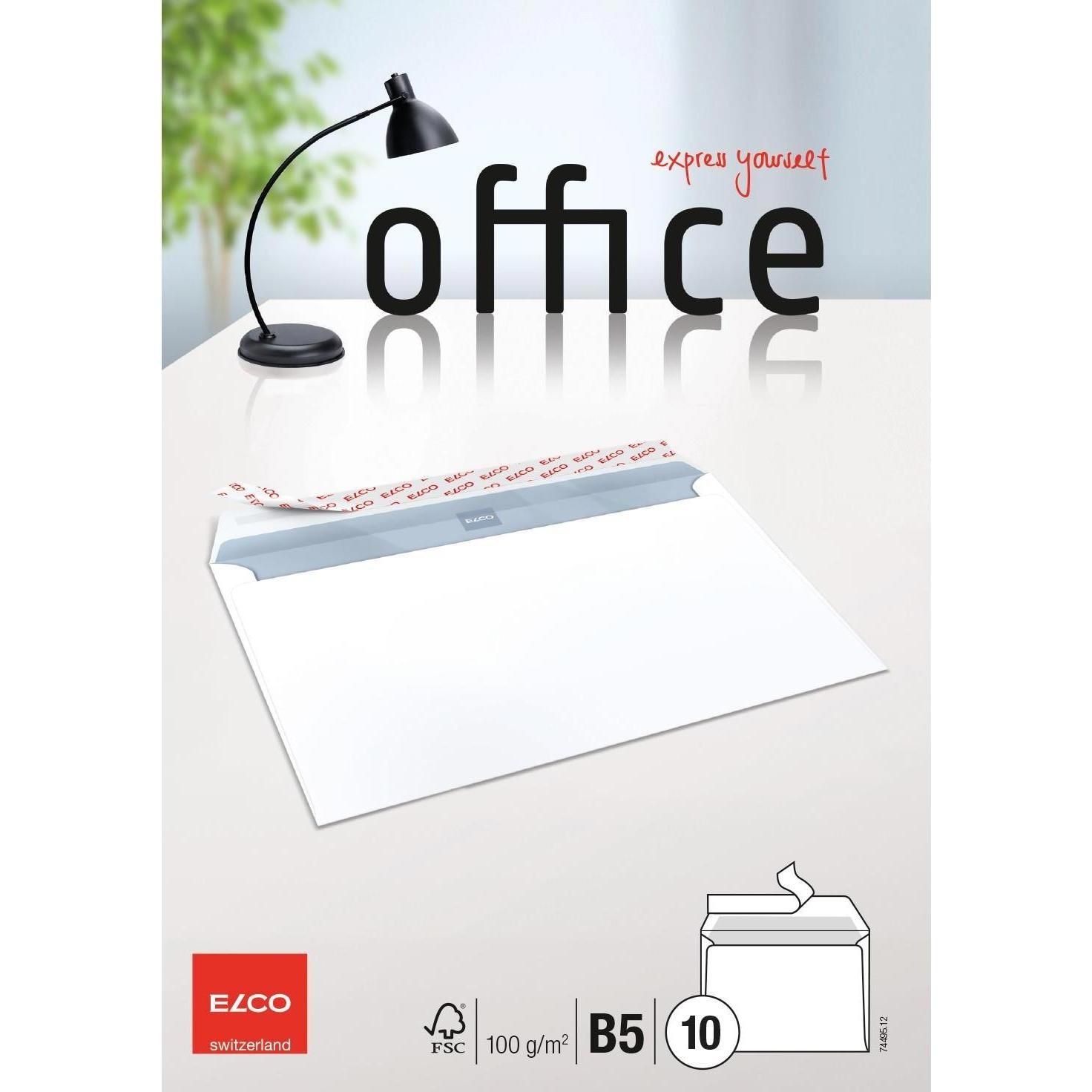 Elco, Briefumschlag, Office (B5, 10 x)