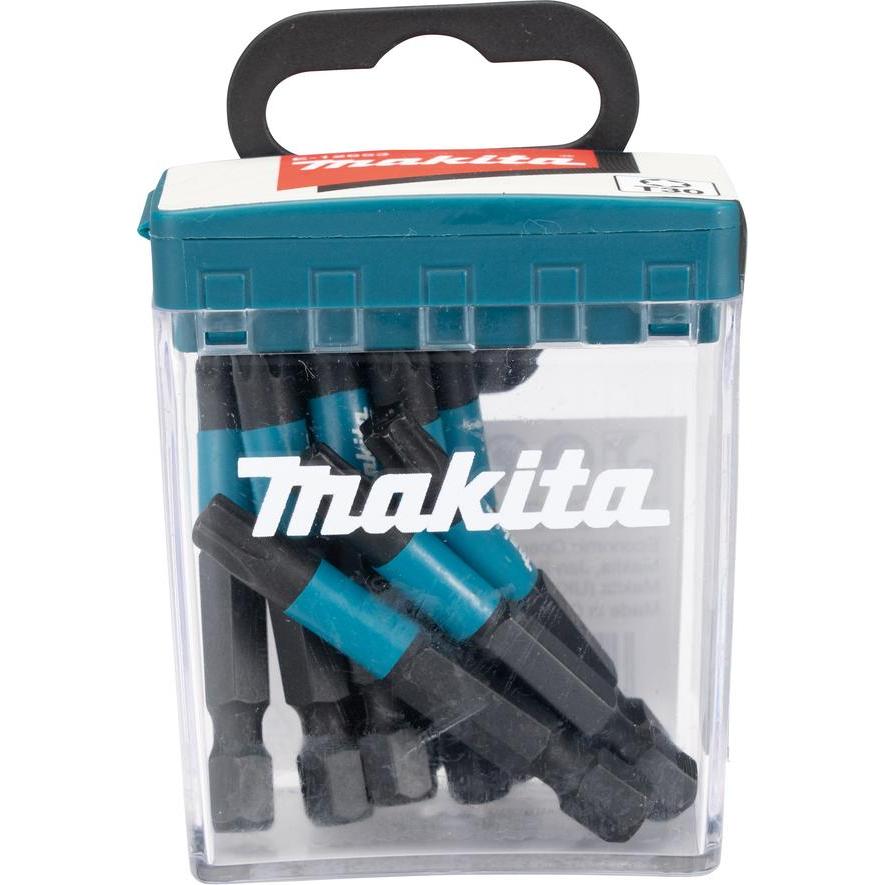 Makita, Bits, E-12675-12 Drehdüse, T30X50mm, 25 Stk. (12) IMPACT SCHWARZ (T30)