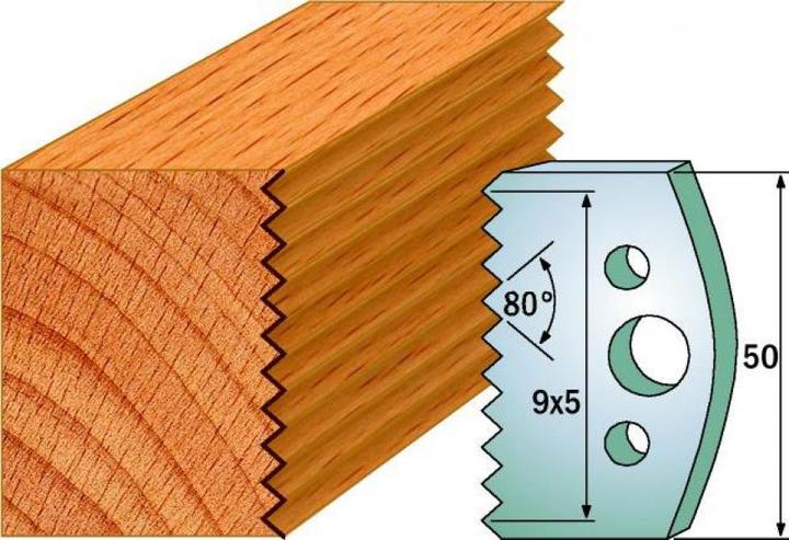 Actual product image CMT 690.524 Profilmesserpaar Höhe 50 mm Nummer 524