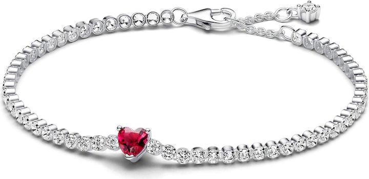 Pandora Tennisarmband (18 cm, Sterling Silber 925)