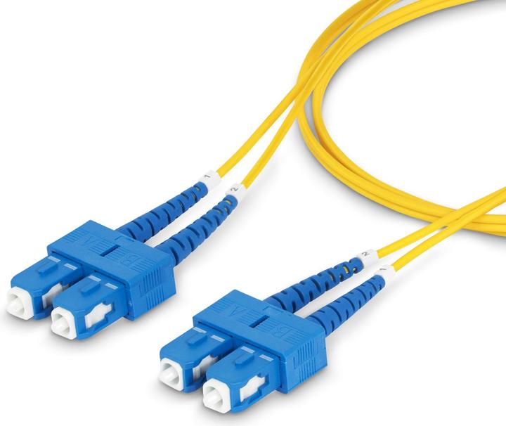 Immagine prodotto StarTech com Cavo in fibra ottica duplex monomodale OS2 da SC a SC (UPC) da 2 m, 9/125µm, 40G/100G (CAT6, 2 m)