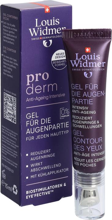 Image du produit Widmer Louis Proderm Gel für die Augenpartie ohne Parfum 15 ml (Gel pour le soin des yeux, 15 ml)