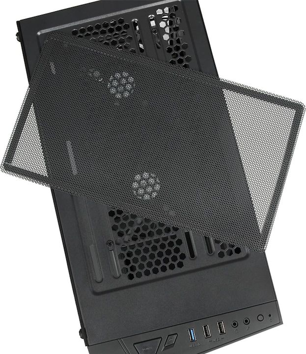 Actual product image iBox Housing WIZARD 4 GAMING OW4 (ATX, black) (ATX)