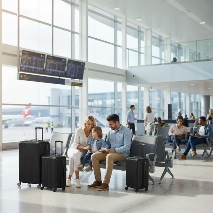 Image du produit Relaxdays Ensemble 3 valises (110 l)