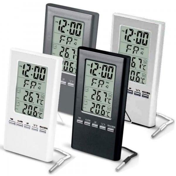 Image du produit Terdens Termometr Elektroniczny Zewnętrzny / Wewnętrzny Wbg Z Sondą Na Przewodzie