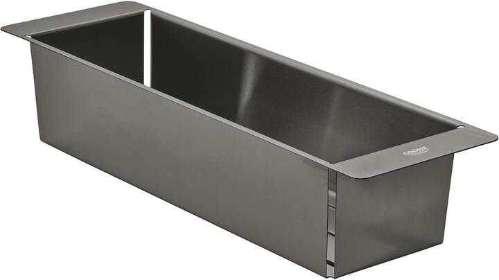 Grohe 40853AL0 Multifunctional Colander 490 MultiFunction Sieve Brushed Hard Graphite