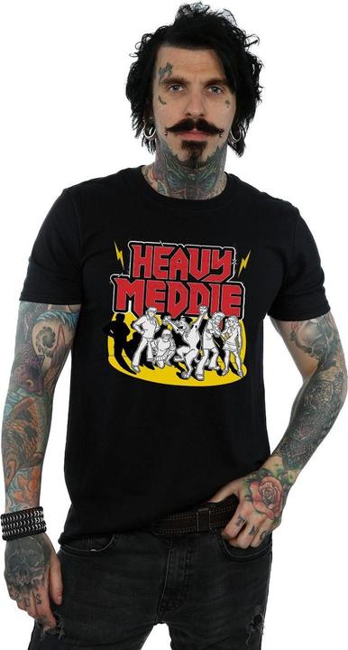 Actual product image Scooby Doo Mens Heavy Meddle Cotton T-Shirt (S)