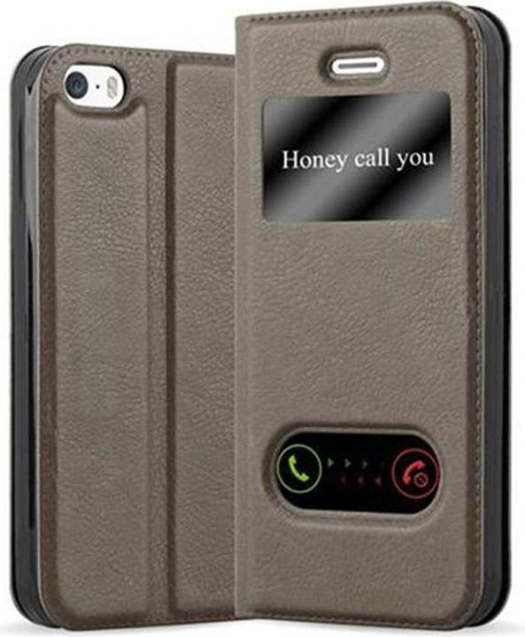 Produktbild Cadorabo Book mit View Doppelfenster Cover (Apple iPhone 5)