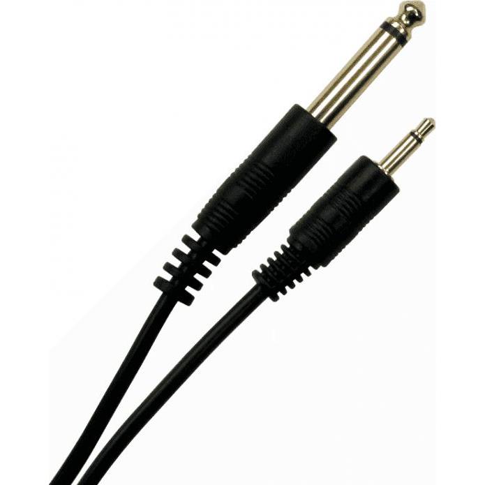Cables Direct CDL 3mtr 6.35mm to 3.5mm mono, Audio Kabel
