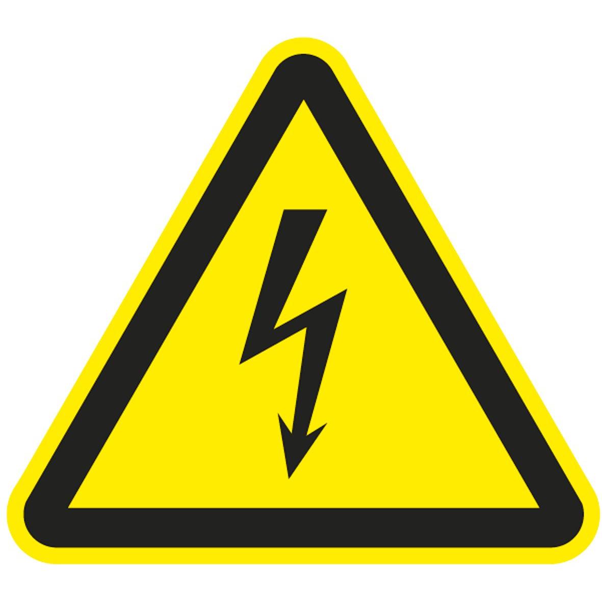 Thumbnail - 2x Moedel, Sicherheitskennzeichnung, Schild Warnung vor elektrischer Spannung