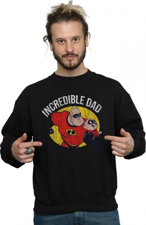 Actual product image Disney Mens The Incredibles Bob Parr Incredible Dad Sweatshirt (5XL)