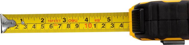 Actual product image Deli Tools Steel Measuring Tape 5m/25mm EDL3797Y(yellow) (5 m)