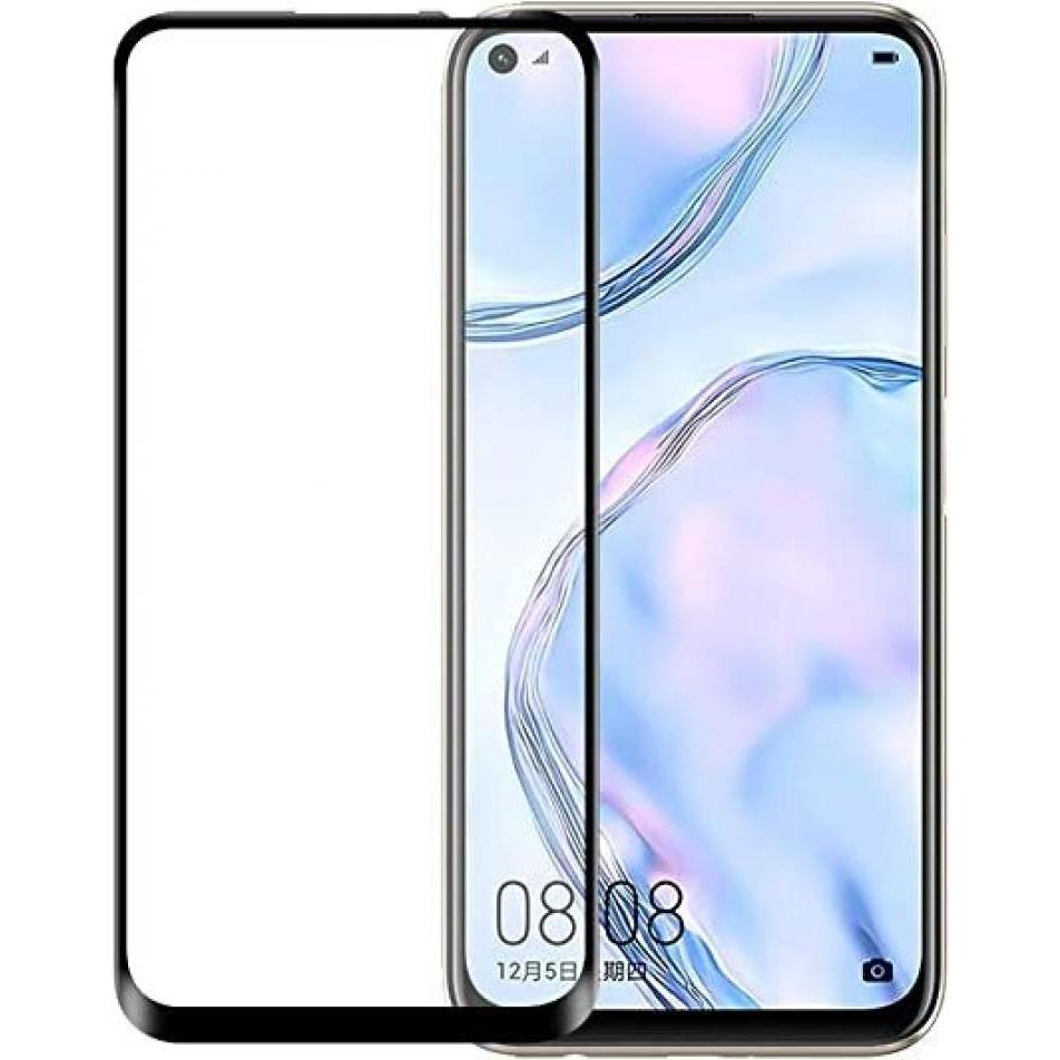 Screenguard Huawei P40 Lite Full Screen Panzerglas Schutzfolie 2.5D 9H (1 Stück, Huawei P40 Lite), Smartphone Schutzfoli...