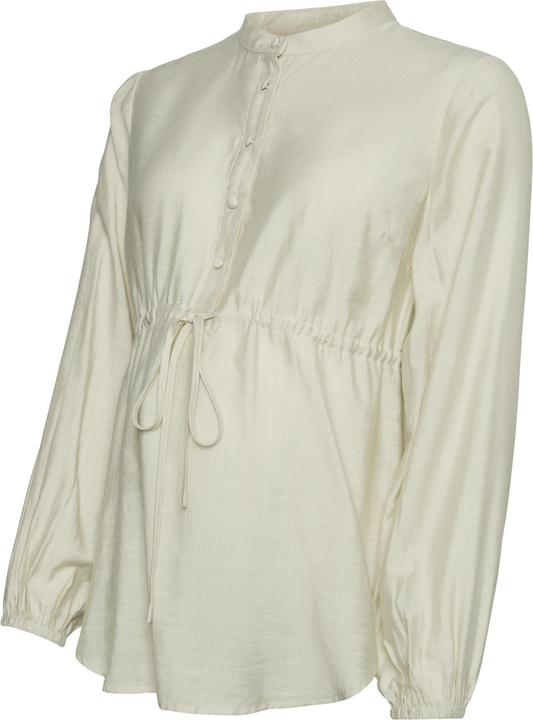 Mamalicious Camicetta con collo alla mandarina dalla vestibilità regolare (L)