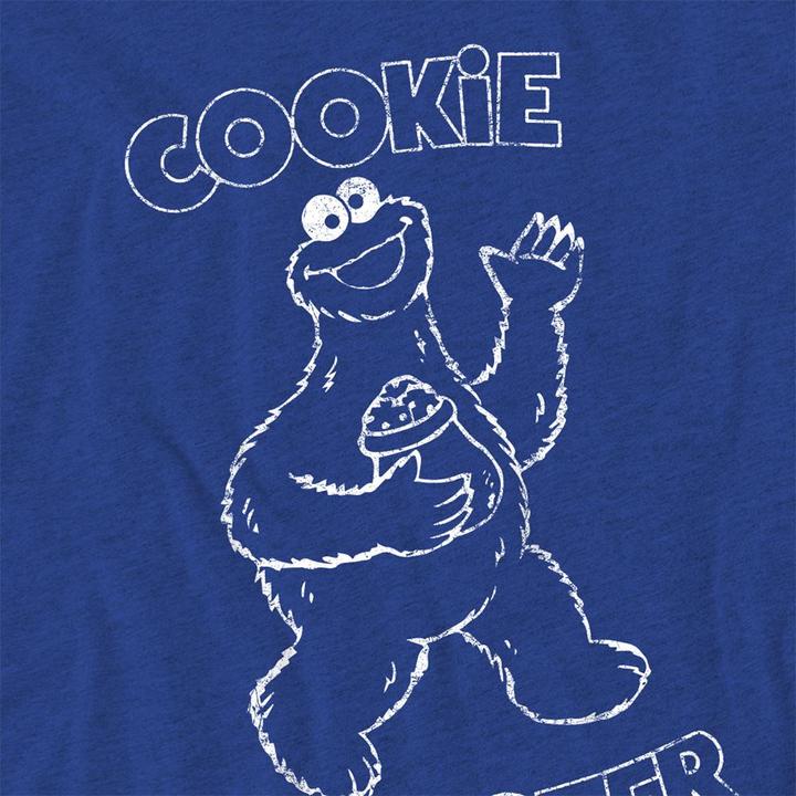 Produktbild Sesame Street Simple Cookie TShirt meliert (M)