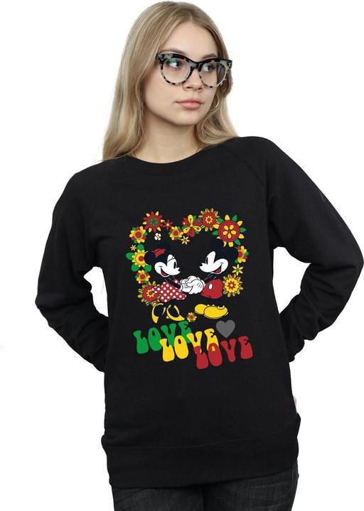 Produktbild Disney Mickey And Minnie Mouse Hippie Love Sweatshirt (S)