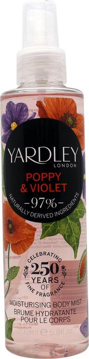 Yardley Poppy & Violet by (Spray, 200 ml)