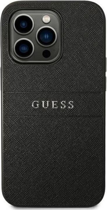 Immagine prodotto Guess Custodia in pelle PU Saffiano per Apple iPhone 14 Pro - nero (Apple iPhone 14 Pro)