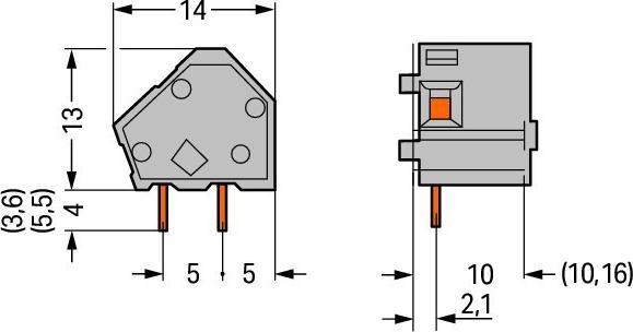 Actual product image Wago GDS single clamp