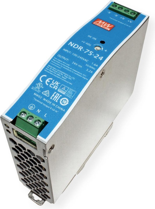 Image du produit MeanWell Bloc d'alimentation pour rail DIN (DINRail)
