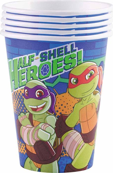 Produktbild Amscan Party Becher Half Shell Heroes Papier 8erPack (8 x)