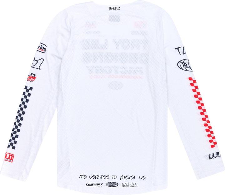Actual product image Troy Lee Designs GP Pro Air Jersey, Factory, white, S (S)