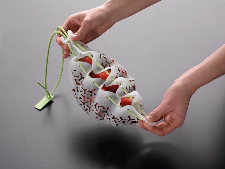 Produktbild Lékué Kochnetz Silikon weiss/grün, Ø31cm