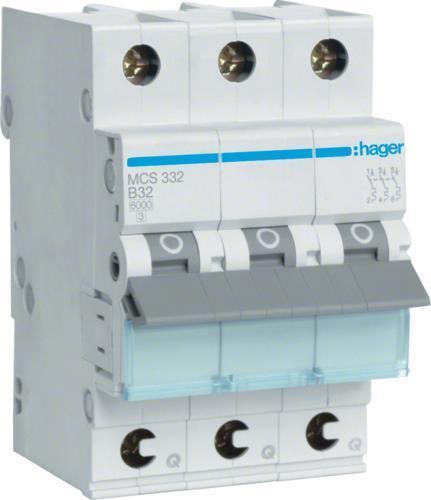 Actual product image Hager Circuit breaker pole