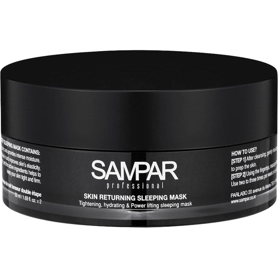 Sampar, Gesichtsmaske, Skin Returning Sleeping Mask 2 x 50 ml (100 ml)