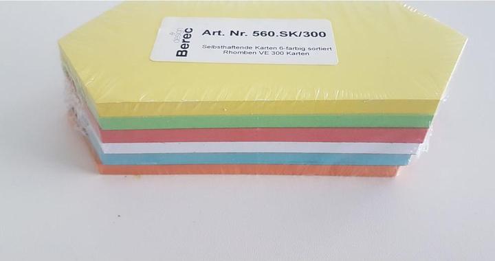 Produktbild Berec Selbstklebende Moderationskarten