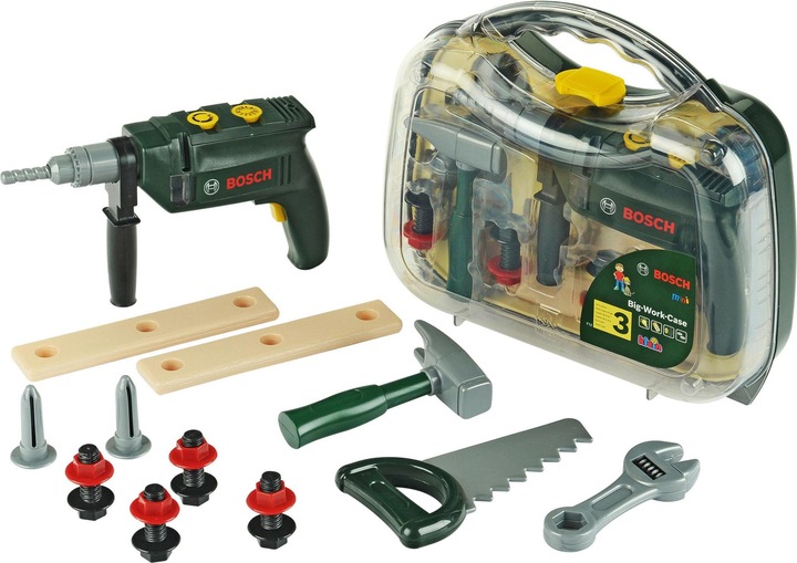 Actual product image Theo Klein Bosch toolbox with drilling machine