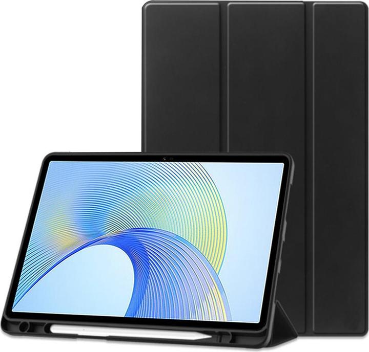 Techsuit - Flex Trifold (with Pencil Holder) - Honor Pad X9 / X8 Pro - Black (Honor Pad X9)
