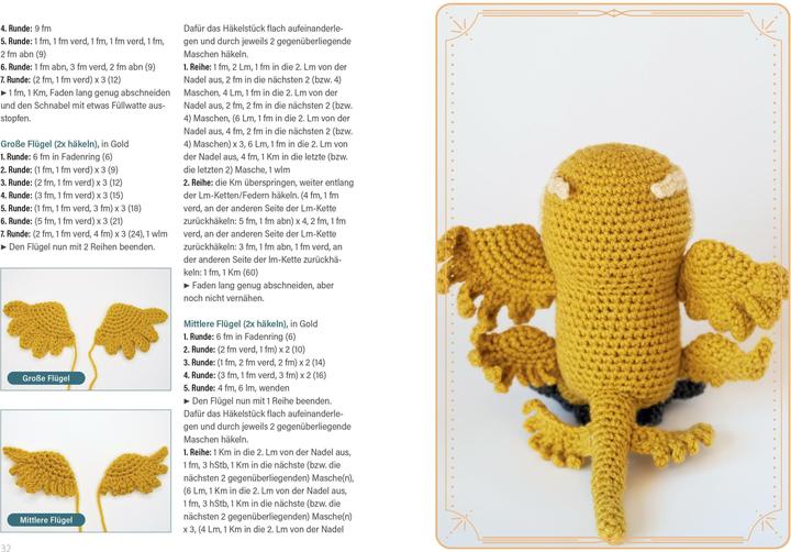 Pfoser:Magische Tierwesen - Amigurumi h