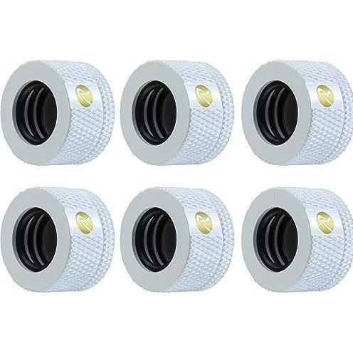 Raijintek Raij PELIAS WHITE - D141806 0R40B00245, Wasserkühlung Anschluss, Weiss