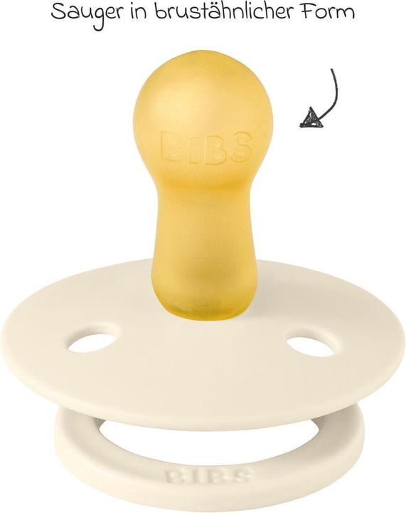 Productafbeelding Bibs - x Moomin Pacifier Colour 2 Pack Friends - Ivory - Size 1 (2x, 0 - 6 Maanden)