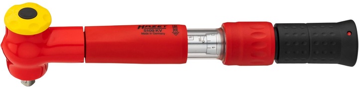Immagine prodotto HAZET Chiave dinamometrica ∙ con isolamento di protezione 5109KV ∙ Nm min-max: 5 - 25 Nm ∙ Tolleran… (3/8", 5 Nm, 25 Nm)