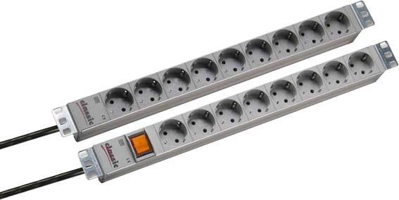 Produktbild Bachmann 19" 1U 9xCEE7/3 power 2,0m (9x, CEE 7/3, 2 m)