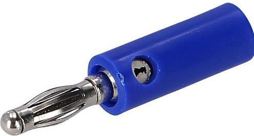 EGB Banana plug 4 mm blue