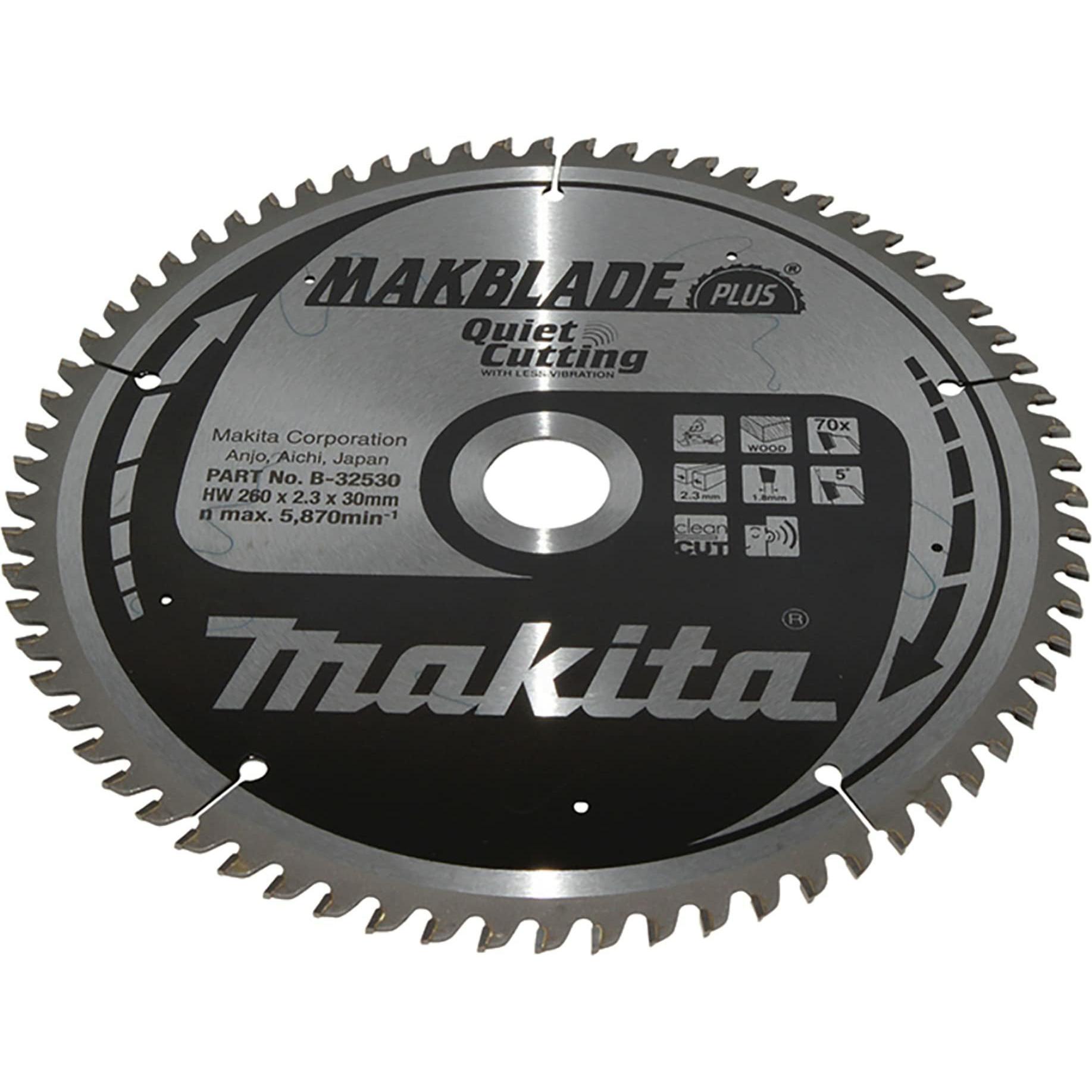 Makita, Sägeblatt, MAKBLADE+ Sägeb. 260x30x70Z